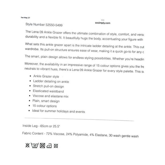 Robell Lena 09 Ankle Grazer. - Picture 6 of 7